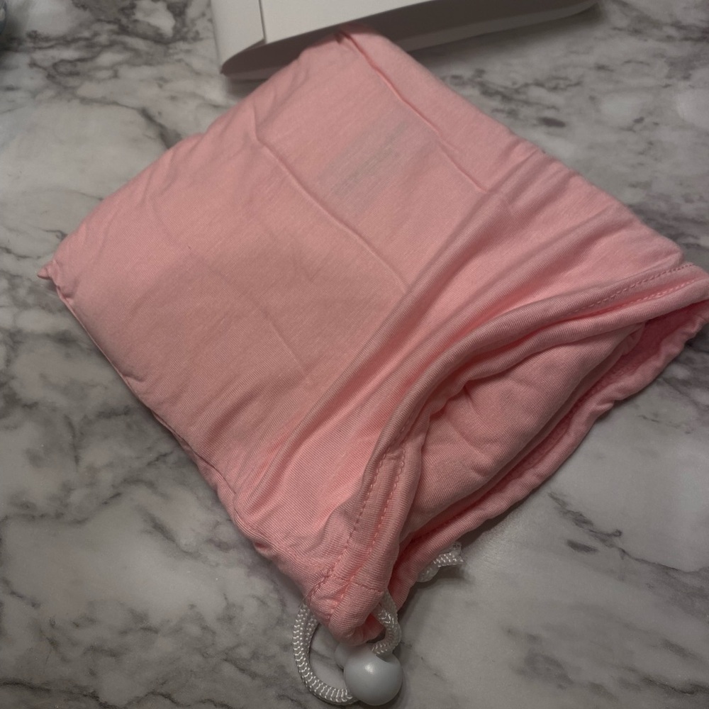 Brand new Multi-use swaddle and nursery cover up - Pink/Floral - Picture 7 of 9